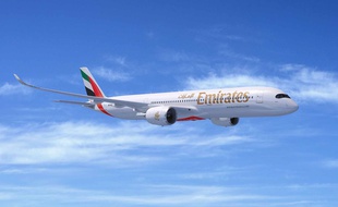 Un des futurs A350 d'Emirates.