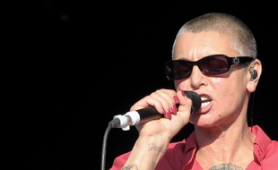 Sinéad O'Connor en concert à Dorset (Royaume-Uni), le 30 juillet 2014.