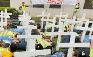 Les salariés en grève ont manifesté jeudi toute la journée.