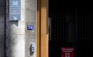 L'entrée du 36, Quai des Orfèvres, à Paris, le 1er août 2014