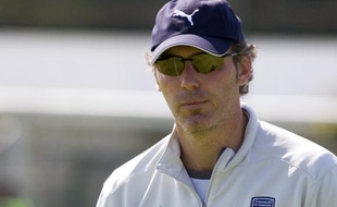 Laurent Blanc, entraîneur des Girondins de Bordeaux, le 20 mai 2009