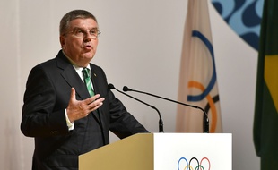 Le président du CIO Thomas Bach à Rio, le 2 août 2016.