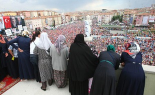 Rassemblement des pro-Erdogan à Sincan, en Turquie, le 15 juin 2013.