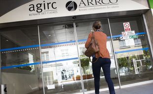 Devant une agence Agirc-Arrco. (illustration)
