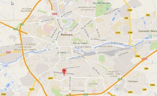 L'homme habite dans les quartiers sud de Rennes.