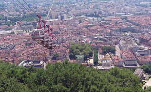 Grenoble vue de la Bastille