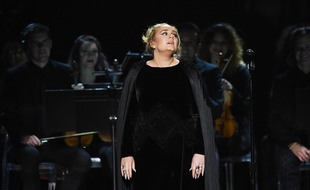 Adele aux Grammy Awards, le 12 février 2017.