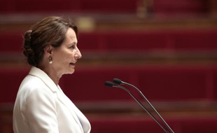 La ministre française de l'Ecologie Ségolène Royal à l'Assemblée Nationale, le 22 juillet 2015