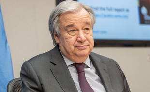 Antonio Guterres est le secrétaire général de l'ONU.