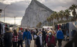 Le rocher de Gibraltar, le 4 janvier.