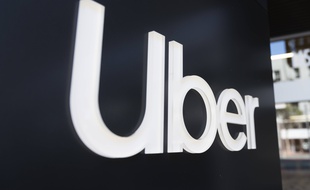 Le logo d'Uber.