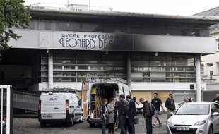 Le lycée Léonard-de-Vinci quartier Bottière à Nantes