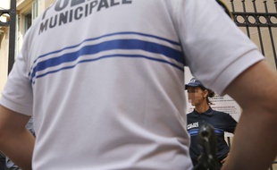 Illustration d'un policier municipal.