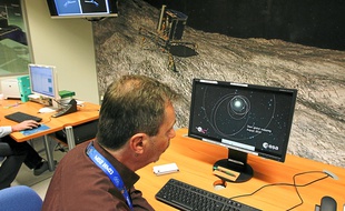 Les équipes toulousaines du Cnes ont reçu les premières images réalisés par les caméras de Philae.