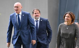 Bernard Laporte, Serge Simon et Roxana Maracineanu ont beaucoup de choses à se dire ces temps-ci.