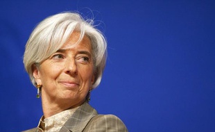 Christine Lagarde, ministre de l'Economie, lors d'un colloque Europe Chine a Bercy le 16 juin 2010.