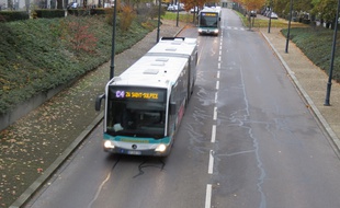 Illustration des bus du Star à Rennes, circulant ici sur la