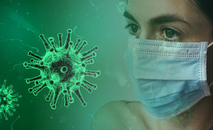 Illustration du coronavirus.