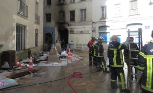 L'incendie est parti d'un restaurant de la rue des Vieilles-Douves