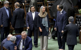Federica Mogherini s'est rendue à Téhéran le 5 août 2017.