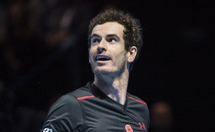 Le joueur de tennis Andy Murray au SSE Hydro de Glasgow