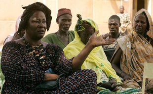 Aminata Traoré à Didieni au Mali le 2 octobre 2006.