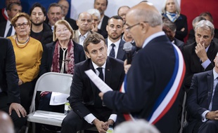 Emmanuel Macron en Corse, le 4 avril 2019.