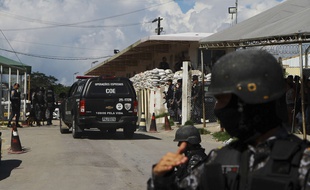 Une rixe entre détenus a fait quinze morts au Complexe pénitentiaire Anisio Jobim, au Brésil, le 26 mai 2019.