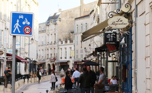 Le centre-ville de La Rochelle.