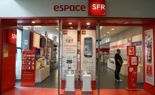 Illustration d'une boutique SFR.