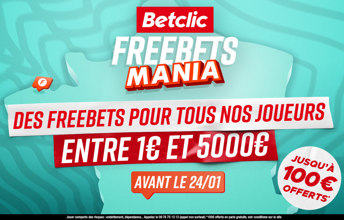 Jeux Solitaire Gratuits 20 Minutes Betclic : Jusqu'à 5 000 € en paris gratuits avec la Freebets Mania du 20 au  24 janvier