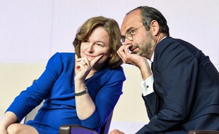 Nathalie Loiseau et Edouard Philippe, le 12 juillet 2018 à Paris.