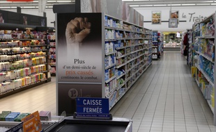 Illustration d'un magasin Leclerc.
