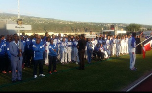 Un tweet du ministre des sports Patrick Kanner lors de la cérémonie d'ouverture des Jeux des îles de l'océan indien, le 1er août 2015, à la Réunion.