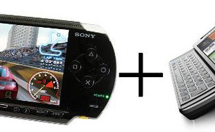 Une PSP et un téléphone Xperia de Sony