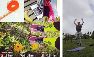 Face au coronavirus, les marathoniens doivent courir dans leur jardin ou faire de l'entretien musculaire.