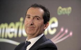 Le patron d'Altice Patrick Drahi le 17 mars 2014 à Paris