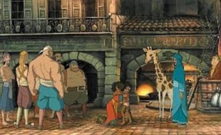 « Zarafa » dépeint le voyage initiatique d'un petit garçon et d'une girafe.