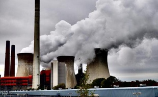 Une usine à charbon à Rommerskirchen dans l'ouest de l'Allemagne le 24 octobre 2014