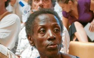 L'une des membres de Cauri, hier.