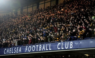 Les supporters de Bradford à Stamford Bridge, le 24 janvier 2015.