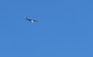 Un bombardier américain Rockwell B-1 Lancer, le 5 novembre 2014 au-dessus de la Syrie