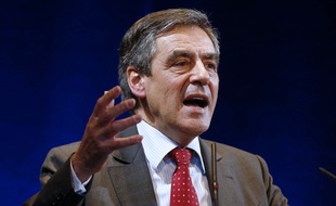 François Fillon à Menton, le 14 novembre 2014.
