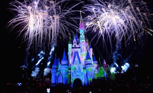Le château de Disneyworld en Floride
