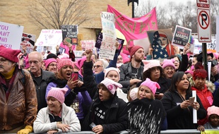 Manifestation anti-Trump à Washington le 21 janvier 2017.