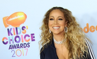 La chanteuse Mariah Carey aux Kids’ Choice Awards