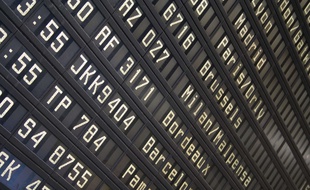 Tableau des arrivées - Aéroport