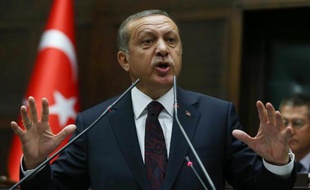 Le Premier ministre turc Recep Tayyip Erdogan le 8 avril 2014 à Ankara