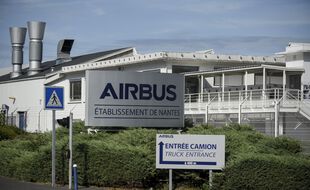 L'énorme usine Airbus de Bouguenais, près de Nantes (illustration).