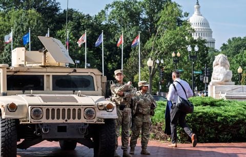 Les 800 gardes nationaux ont été déployés à Washington pour rétablir l’ordre